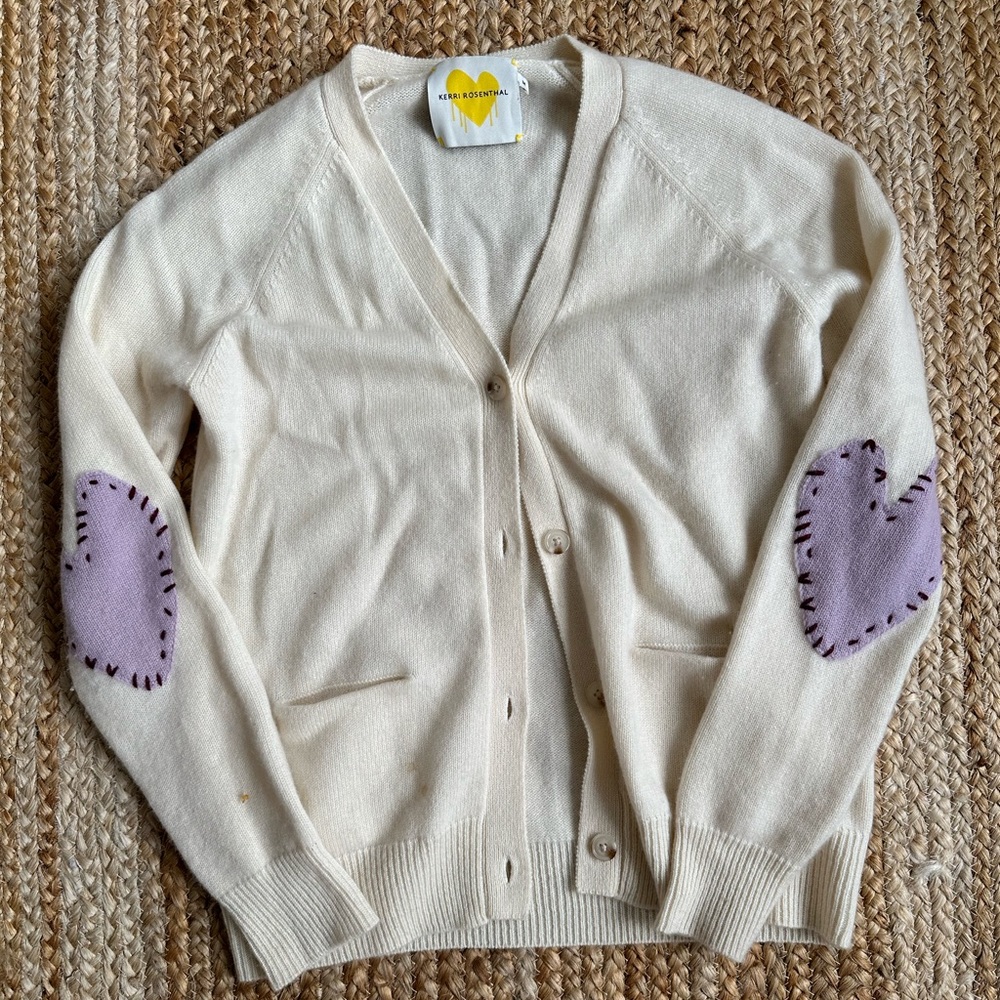 Kerri Rosenthal Heart Cardigan